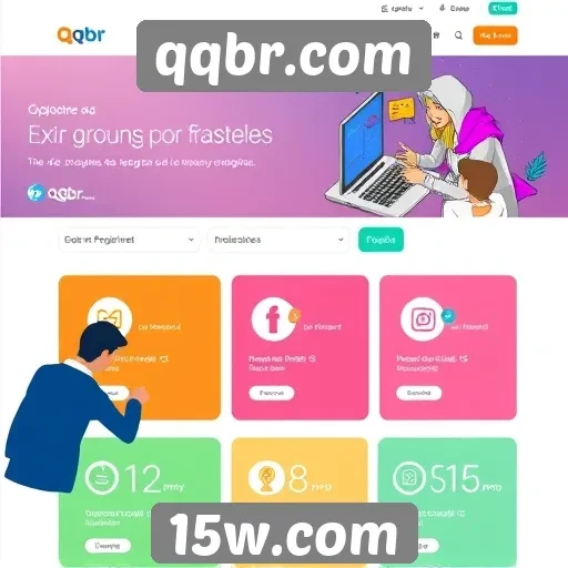 Análise da interface do usuário do qqbr.com